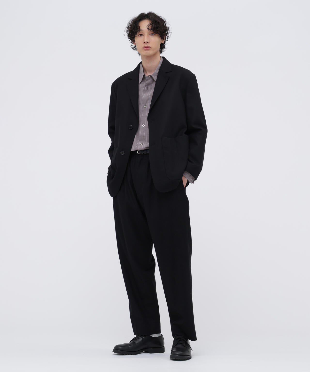 GLEN CHECK COTTON POPLIN SHIRT | MARGARET HOWELL（マーガレット