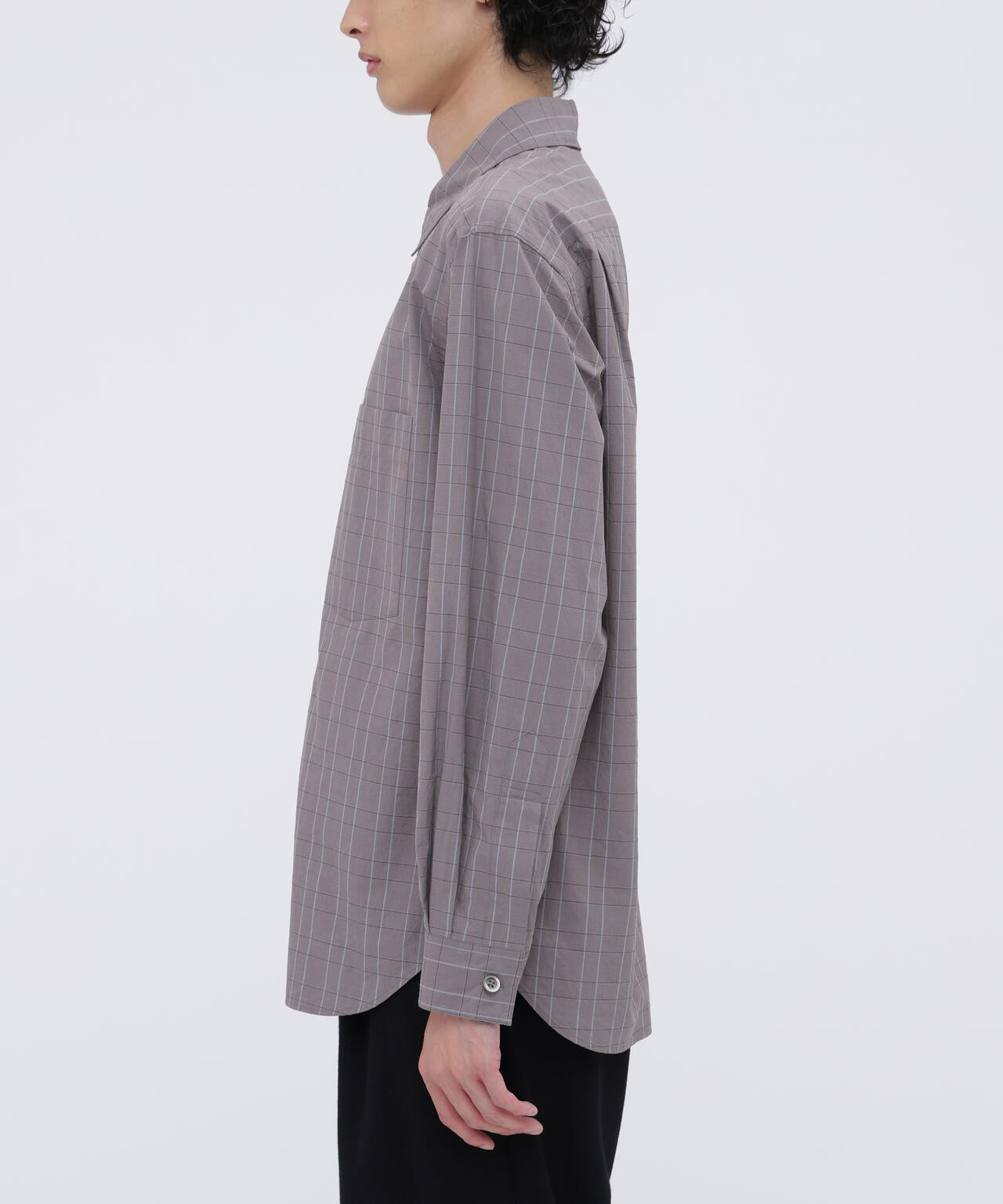 GLEN CHECK COTTON POPLIN SHIRT | MARGARET HOWELL（マーガレット