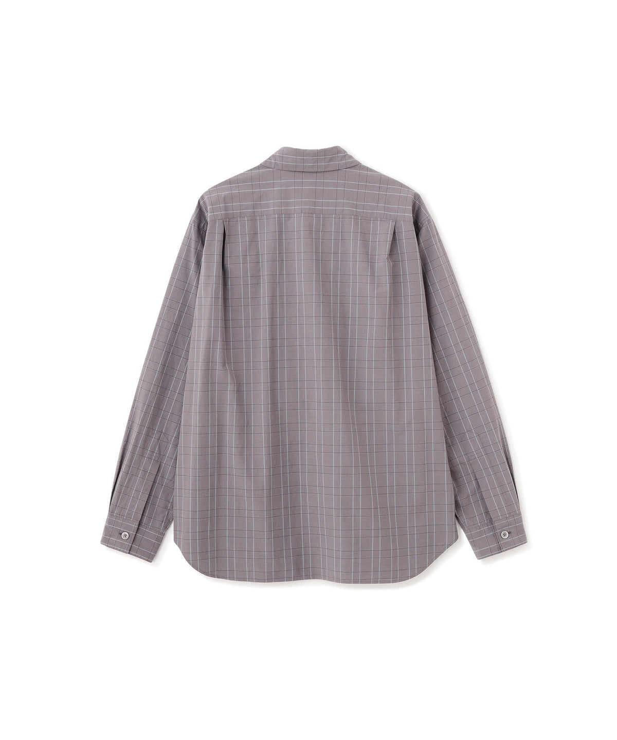 GLEN CHECK COTTON POPLIN SHIRT
