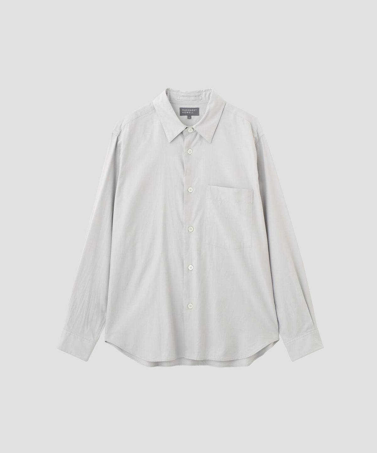 BRUSHED COTTON SILK SHIRTING SHIRT