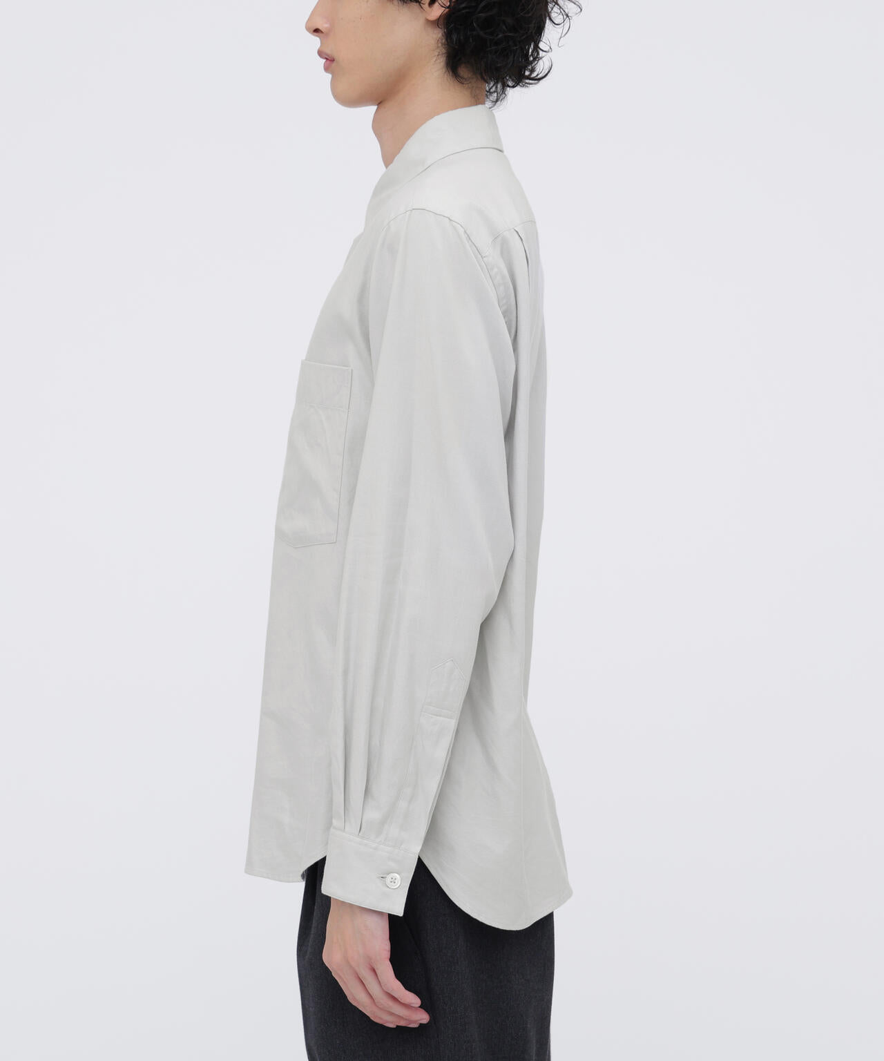 BRUSHED COTTON SILK SHIRTING SHIRT | MARGARET HOWELL（マーガレット