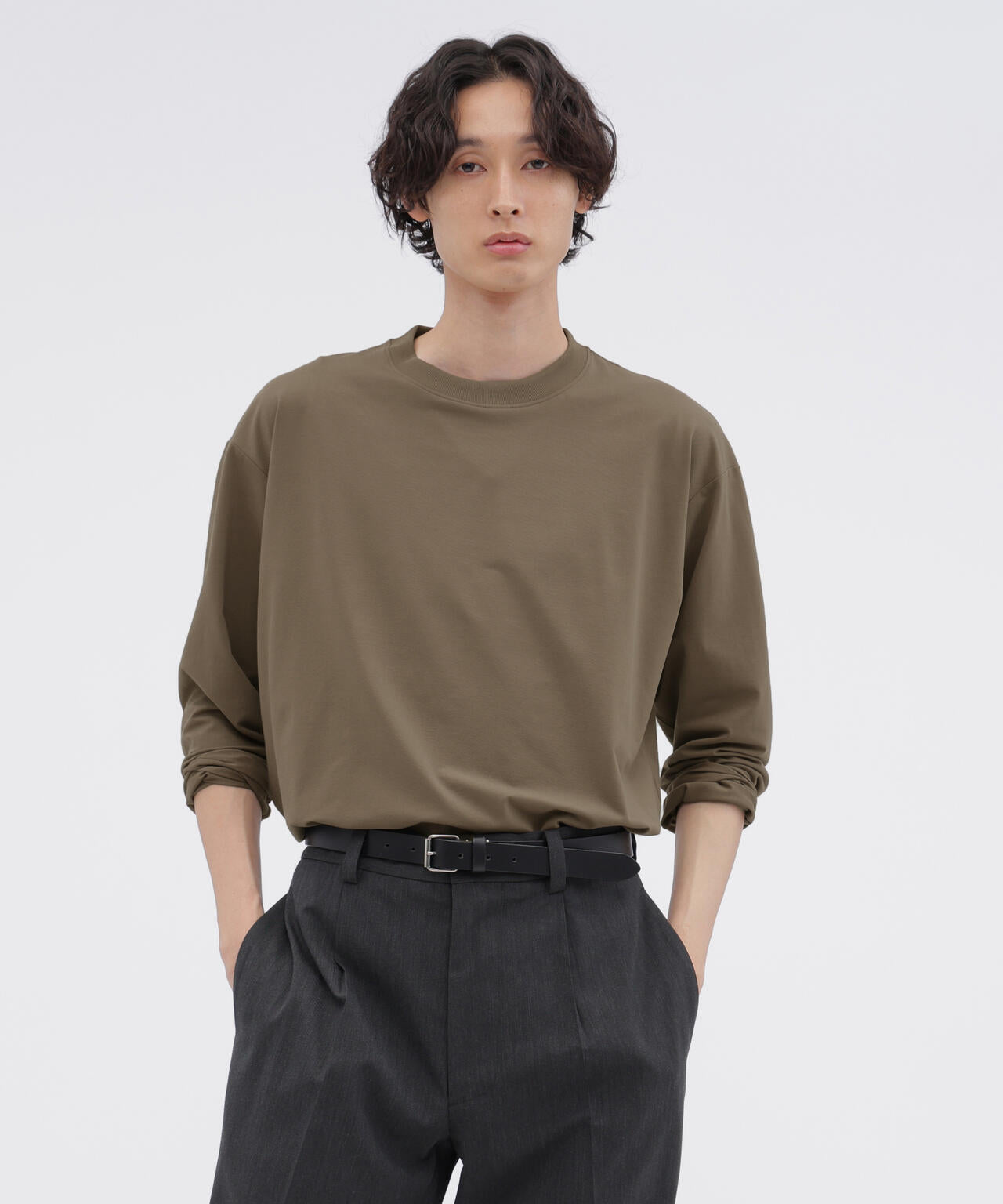 マーガレットハウエル　ORGANIC COTTON PIQUE POLYESTER COTTON HOGH GAUGE PIQUE JERSEY TOP | MARGARET HOWELL