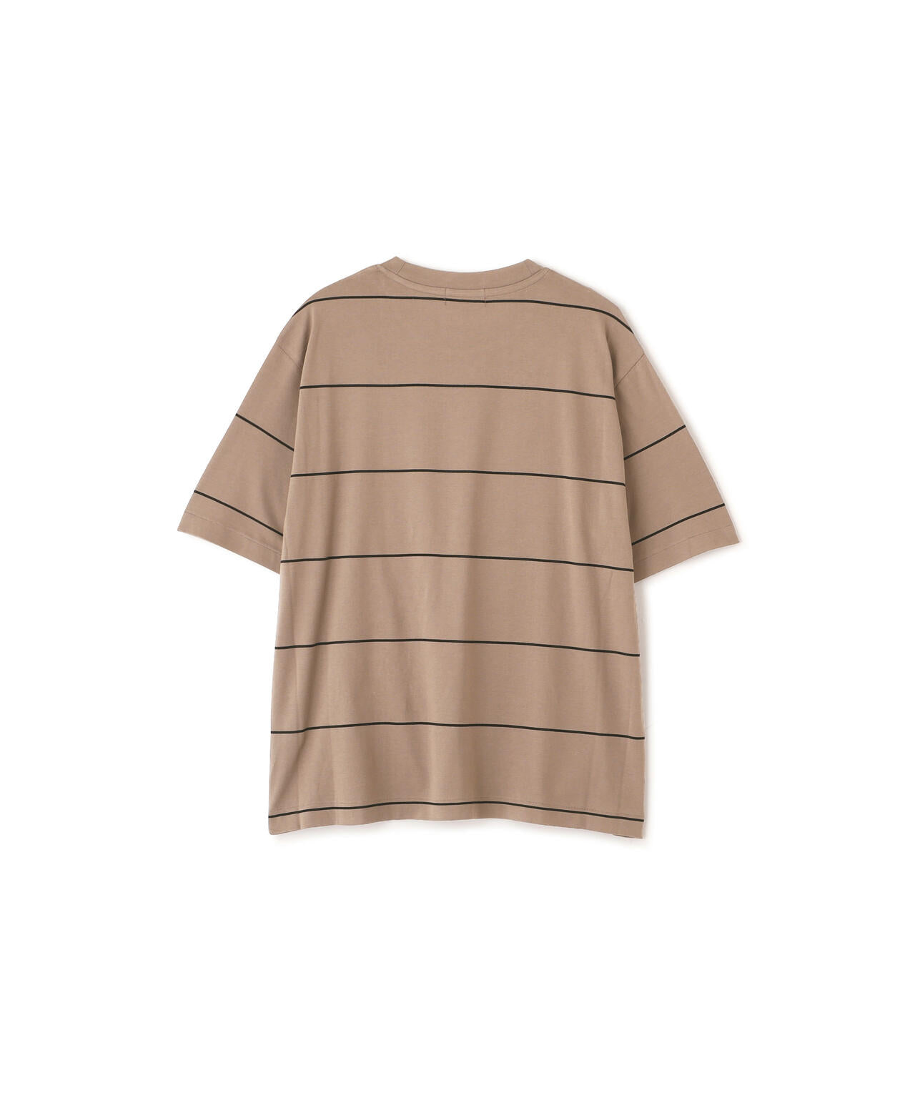 FINE COTTON STRIPE JERSEY TOP