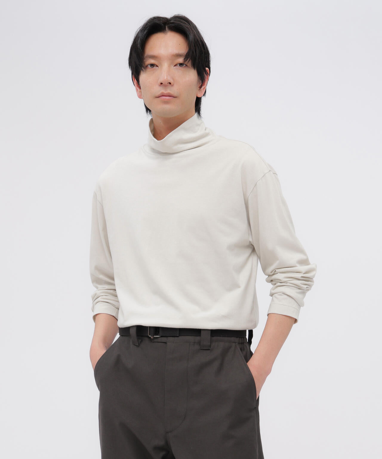 PLAIN COTTON JERSEY TOP