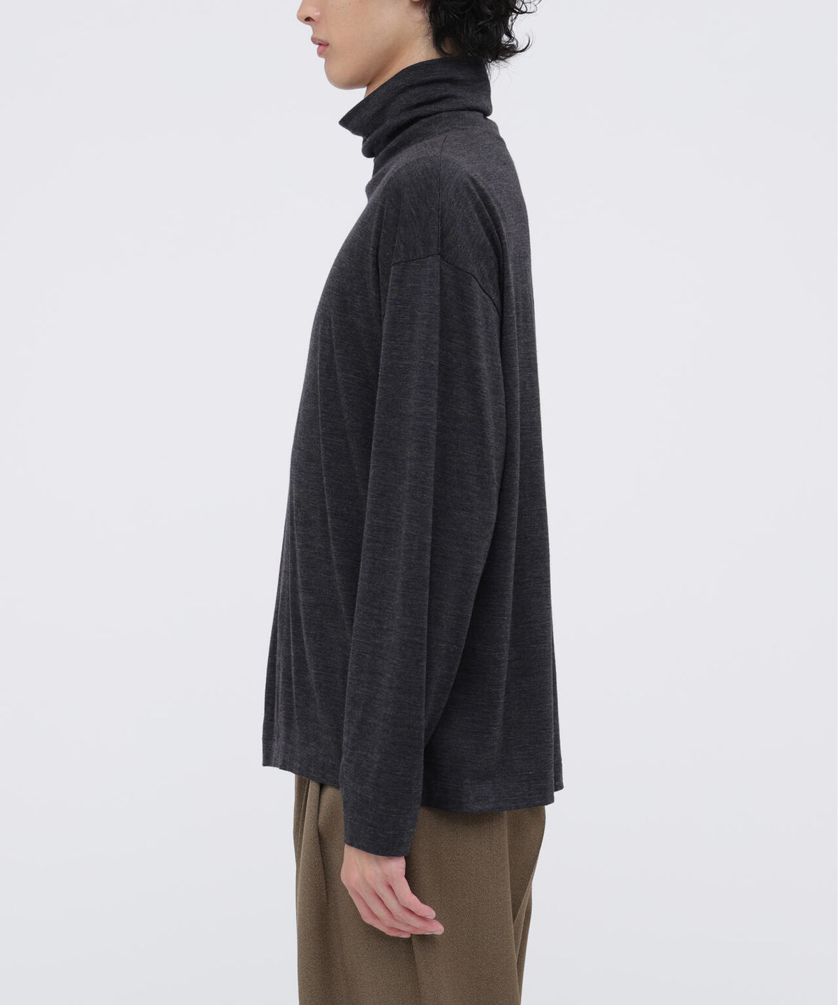 MILLED SUPERFINE MERINO JERSEY TOP