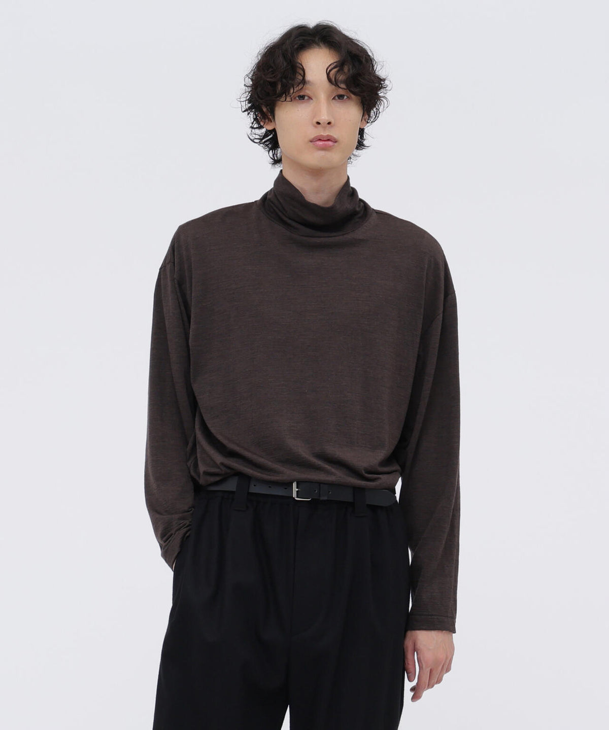 MILLED SUPERFINE MERINO JERSEY TOP