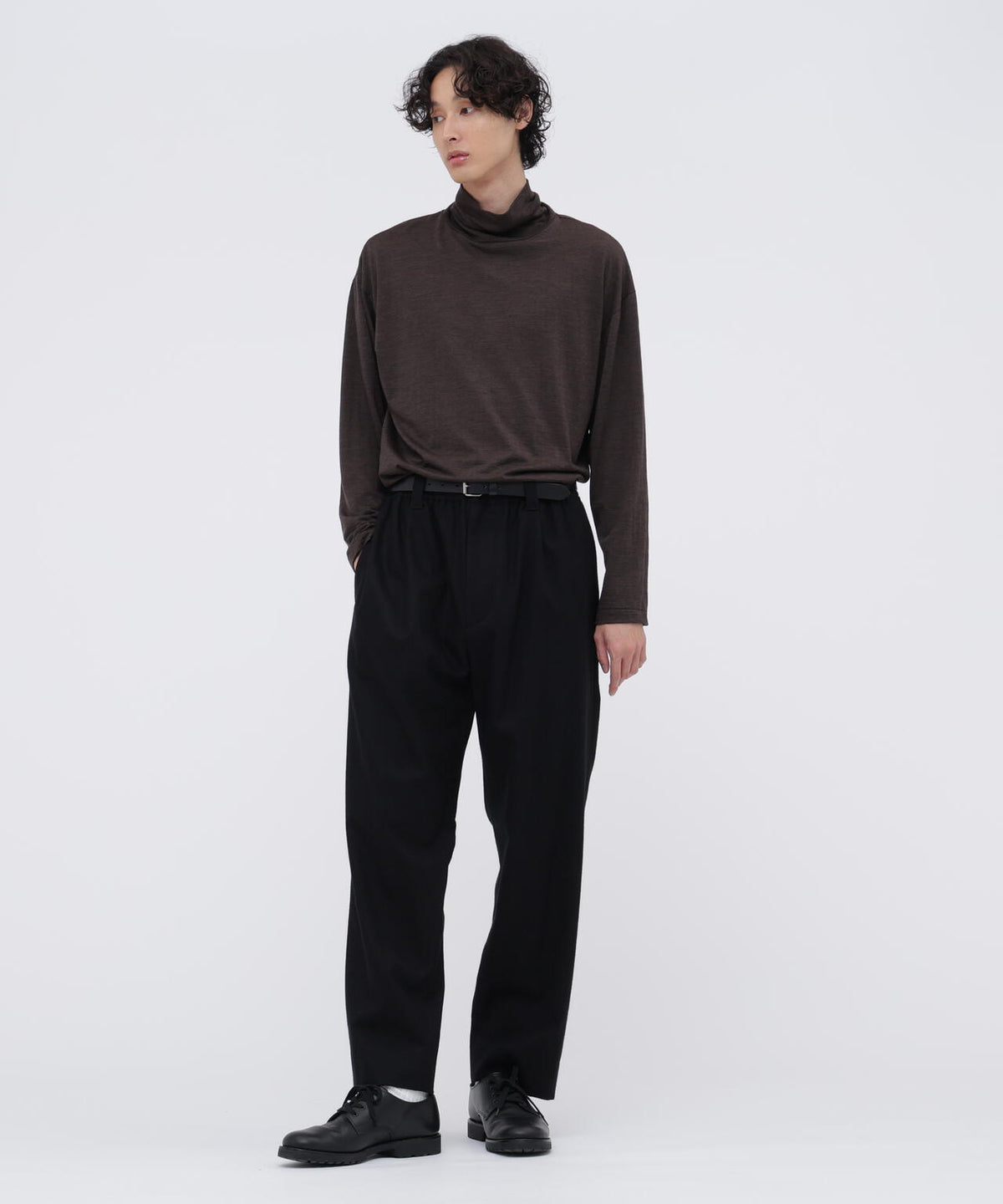 MILLED SUPERFINE MERINO JERSEY TOP