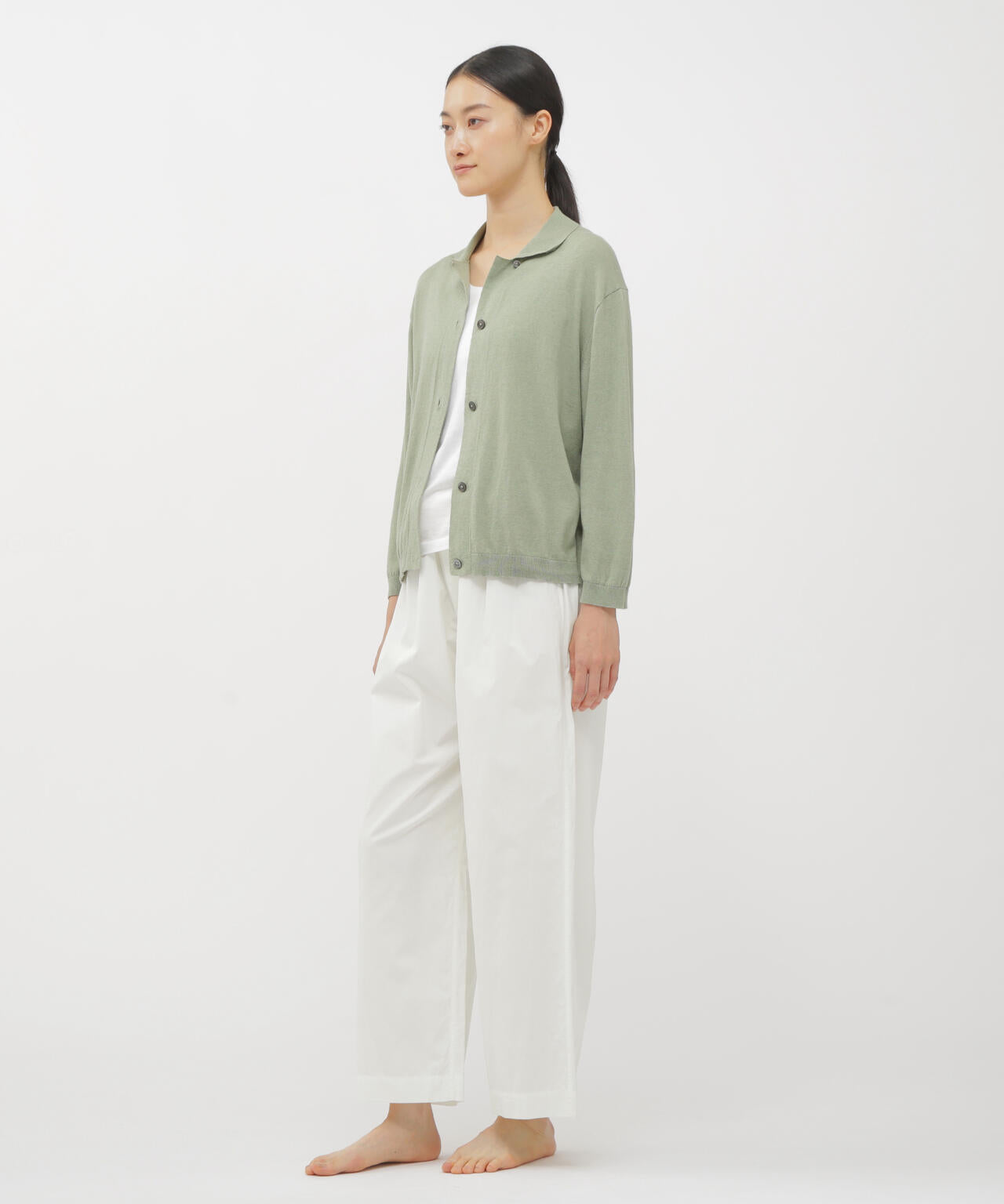 FINE COTTON POPLIN TROUSERS | MARGARET HOWELL（マーガレット
