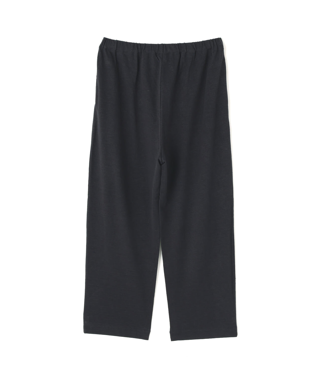 PLATED LINEN COTTON TROUSERS