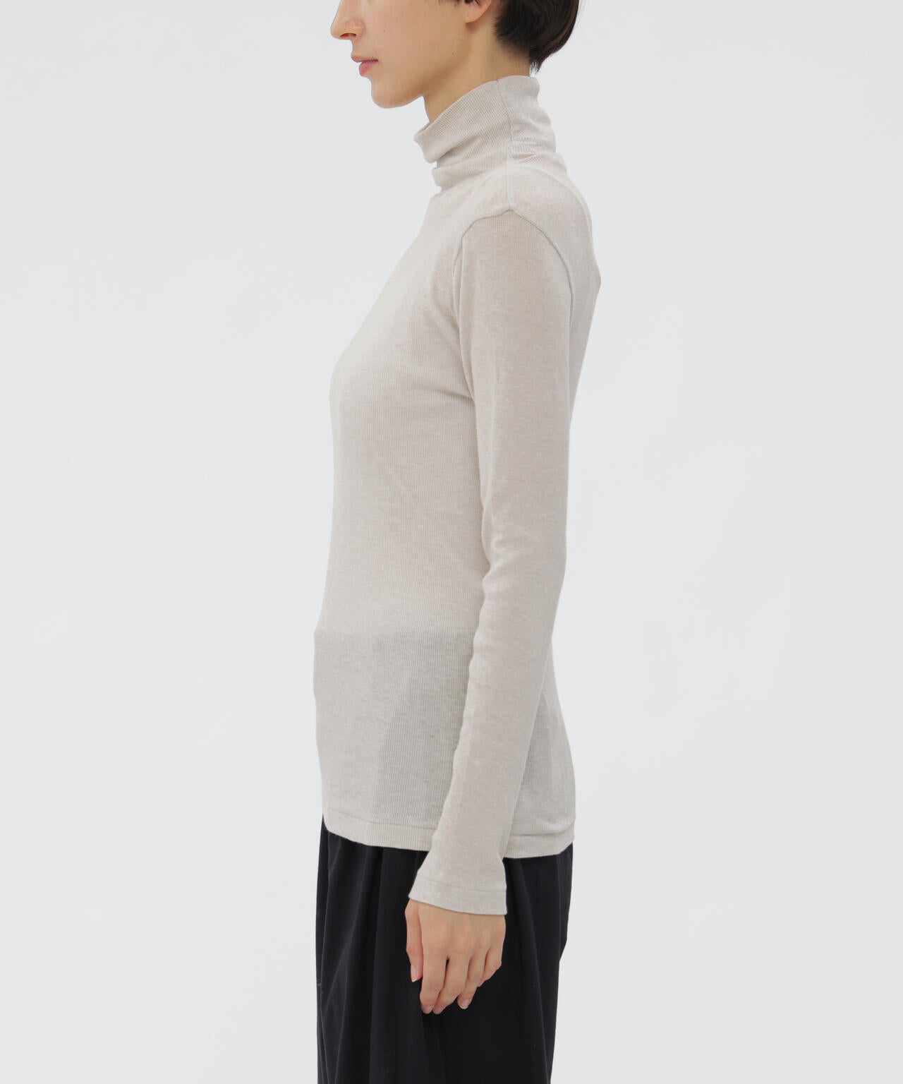 COTTON SILK RIB TOP | MARGARET HOWELL（マーガレット
