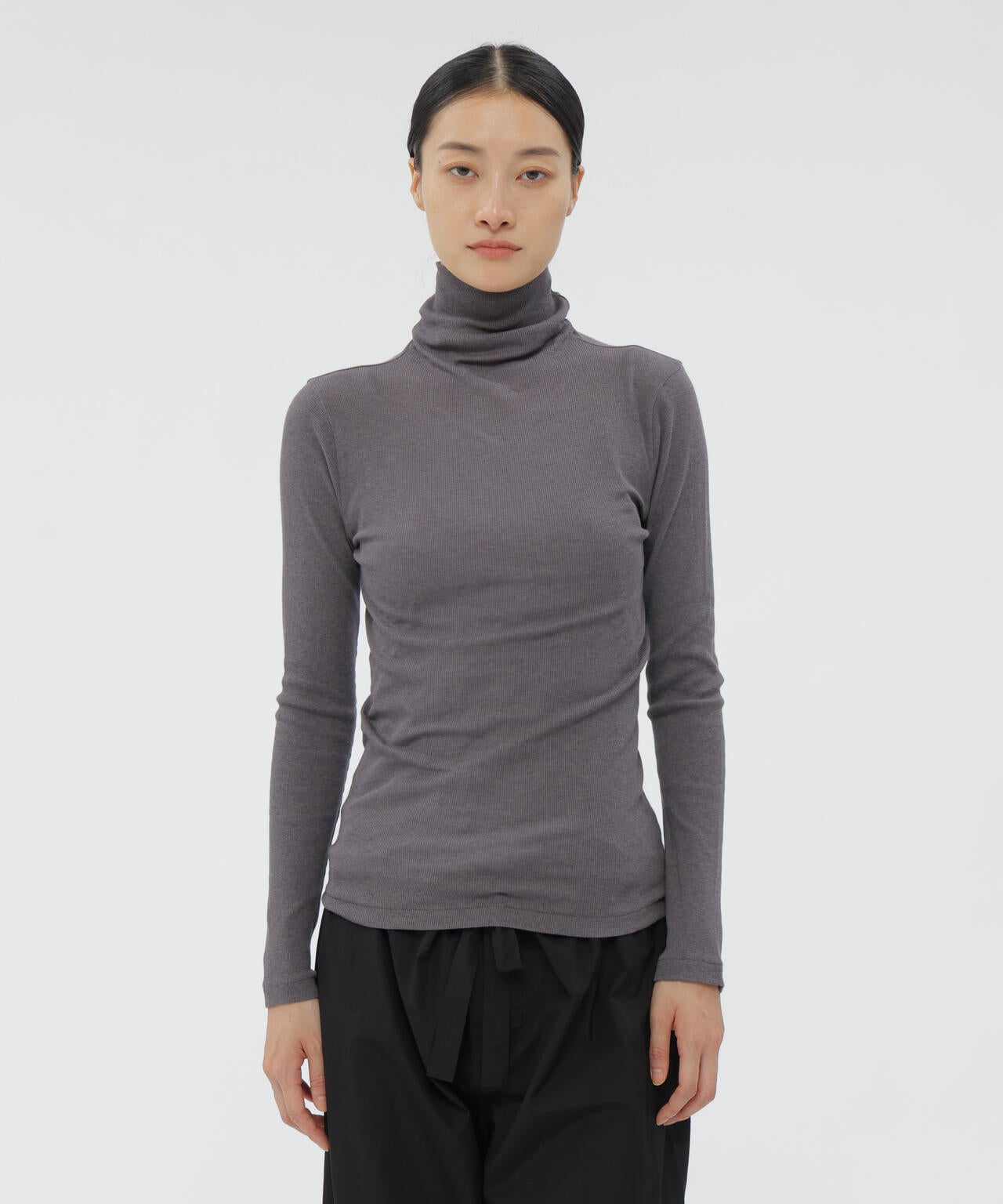 COTTON SILK RIB TOP | MARGARET HOWELL（マーガレット・ハウエル