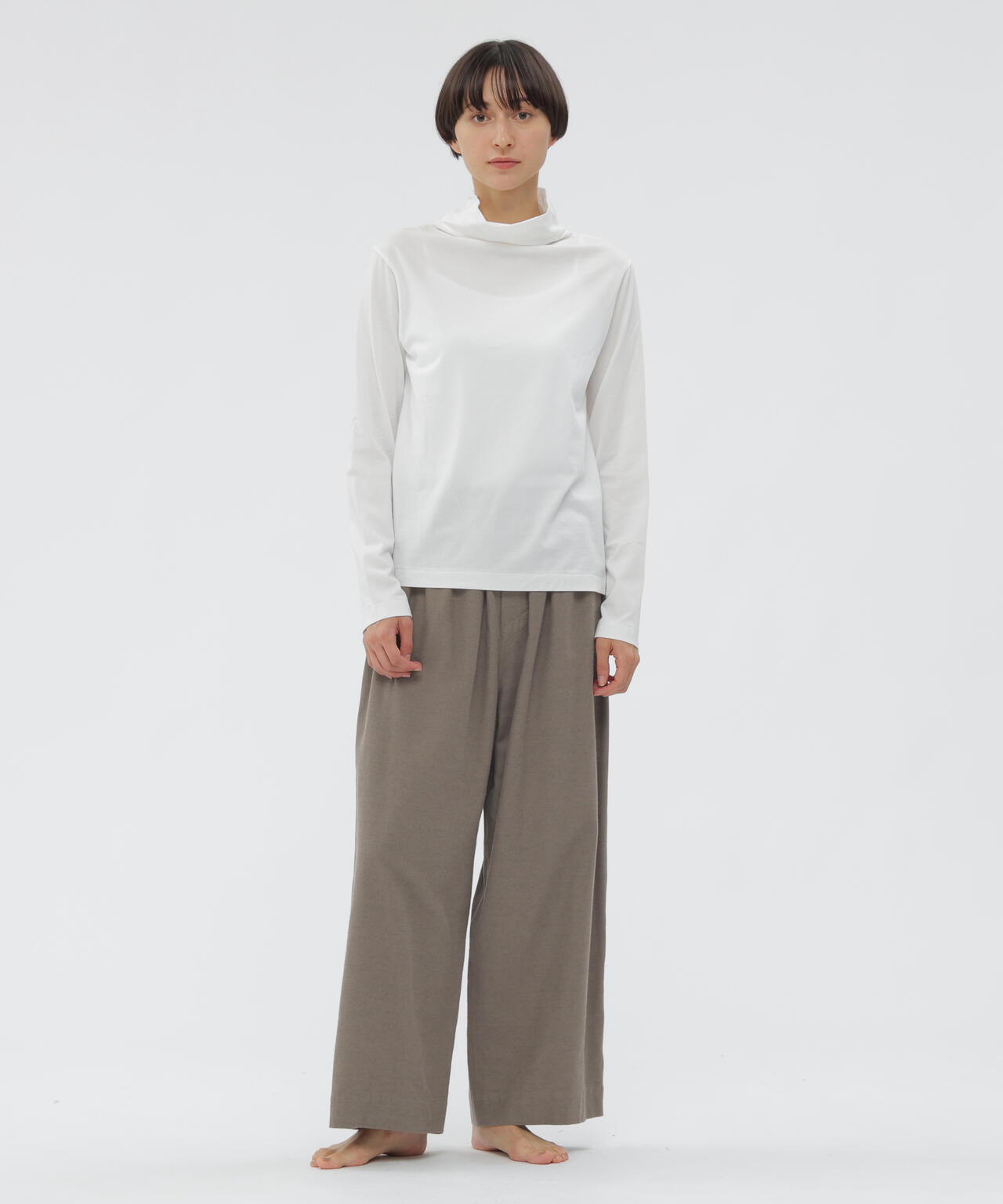 COMPACT COTTON JERSEY TOP | MARGARET HOWELL（マーガレット