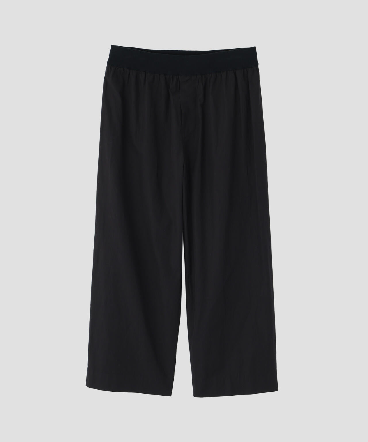 COTTON LINEN POPLIN TROUSERS
