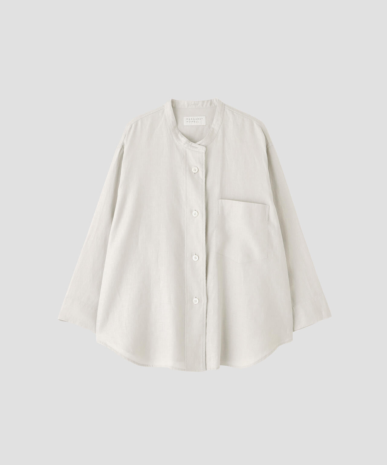 BRUSHED LINEN TWILL SHIRT