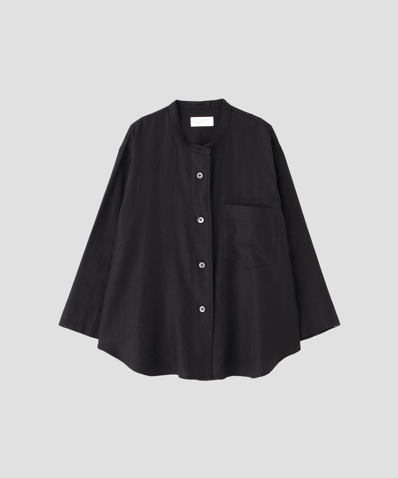 BRUSHED LINEN TWILL SHIRT | MARGARET HOWELL（マーガレット