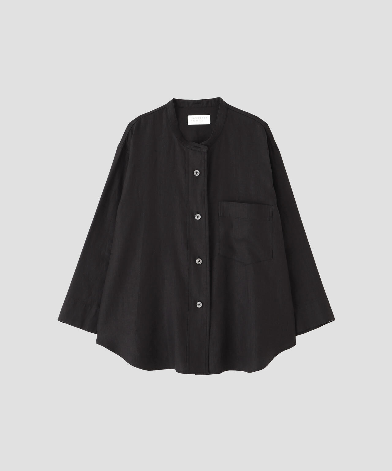 BRUSHED LINEN TWILL SHIRT