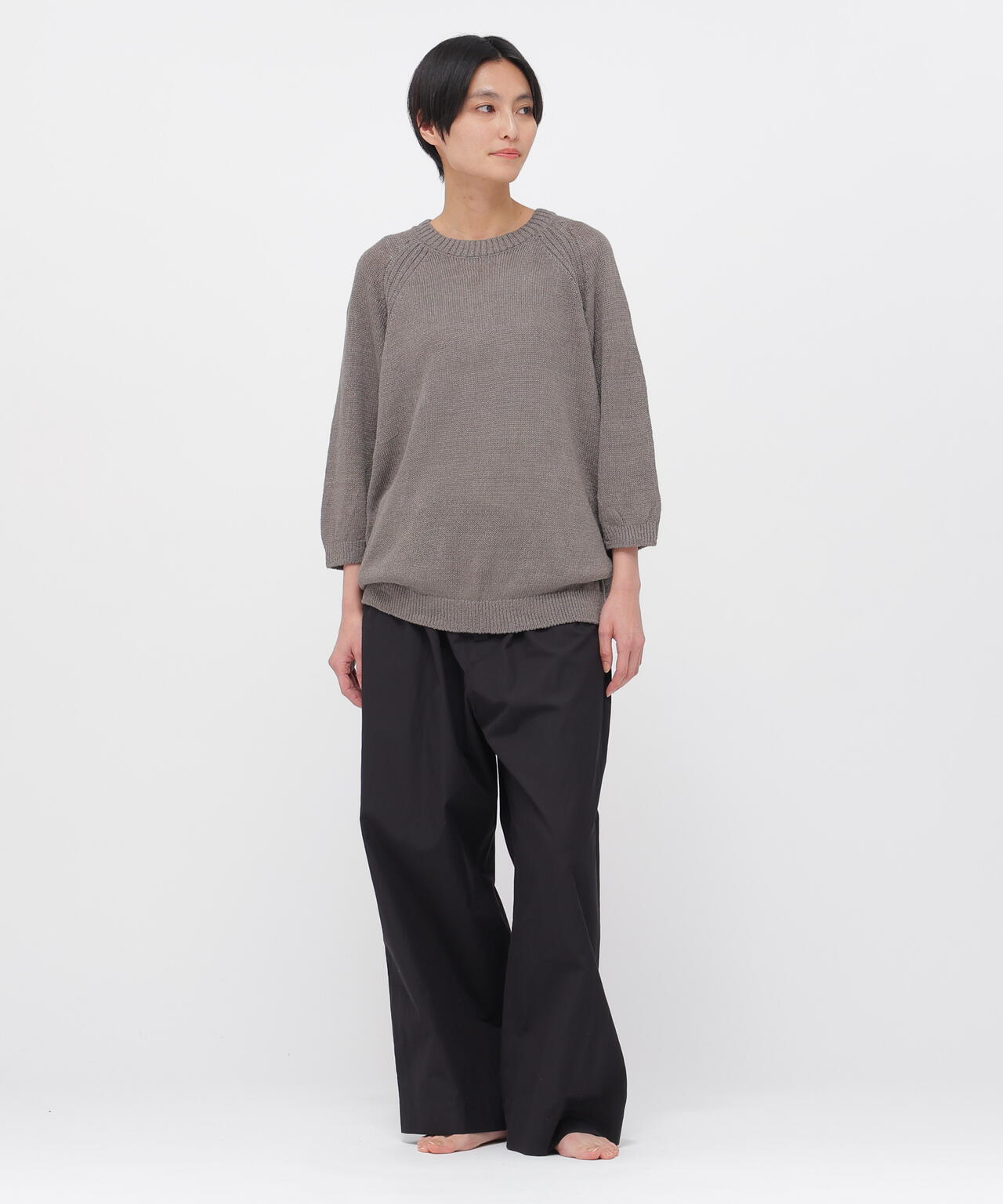 BRAIDED LINEN KNITWEAR | MARGARET HOWELL（マーガレット・ハウエル