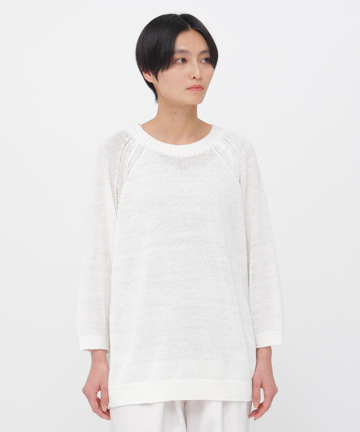 BRAIDED LINEN KNITWEAR | MARGARET HOWELL（マーガレット・ハウエル 