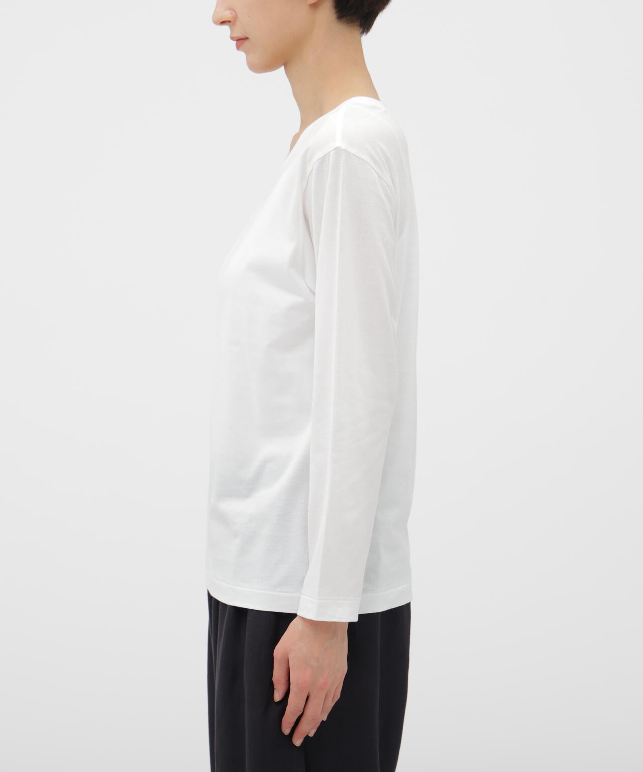 SUPERFINE COTTON JERSEY TOP | MARGARET HOWELL（マーガレット