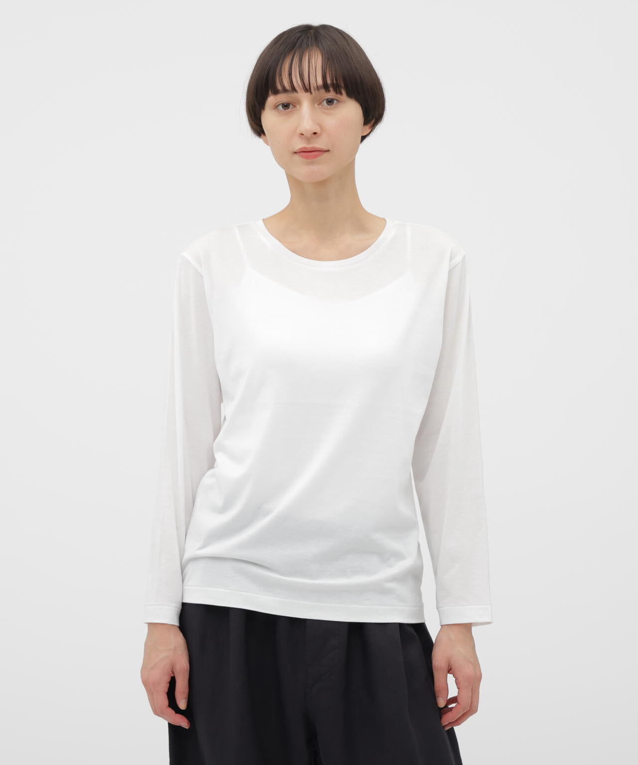 SUPERFINE COTTON JERSEY TOP | MARGARET HOWELL（マーガレット