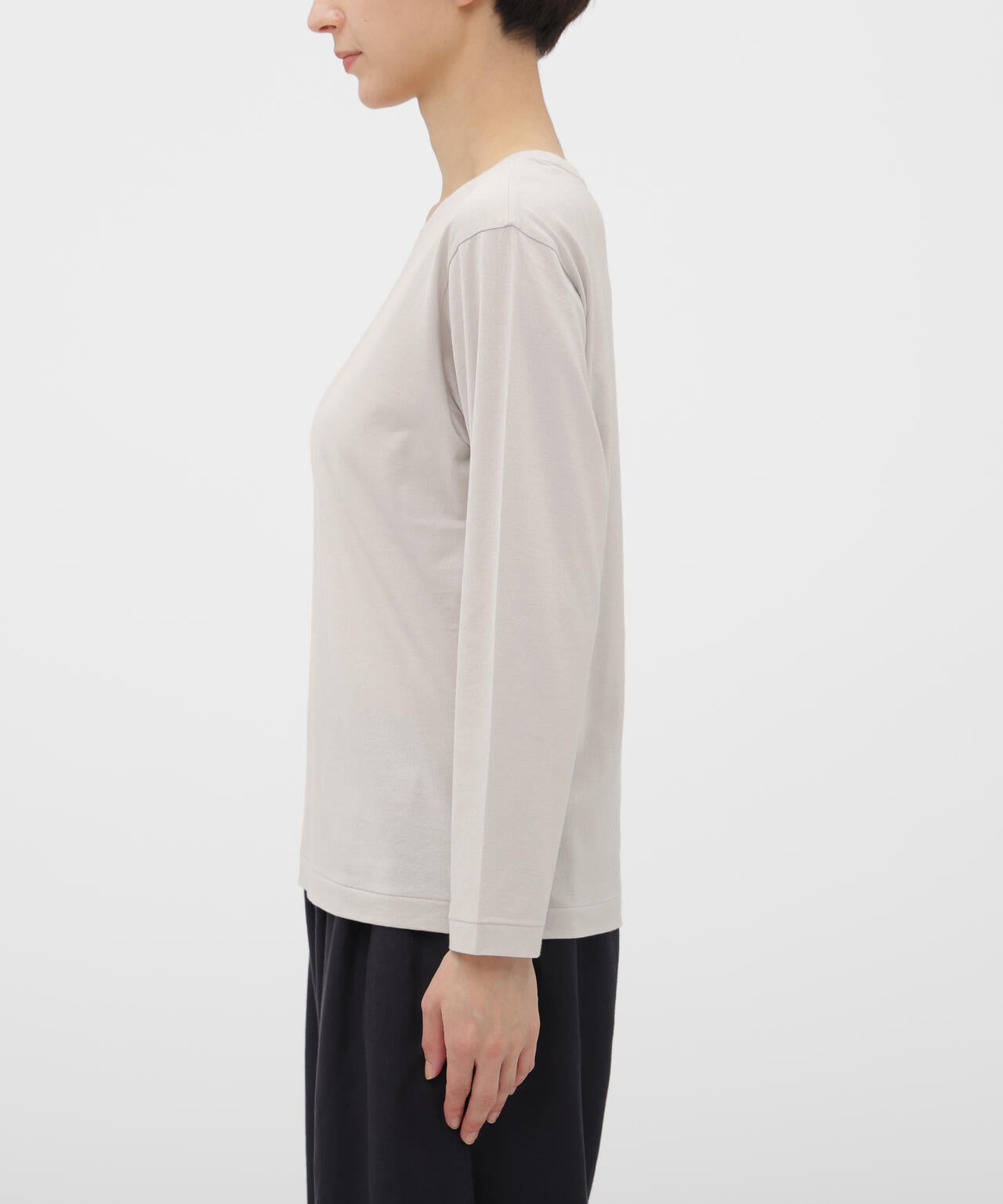SUPERFINE COTTON JERSEY TOP