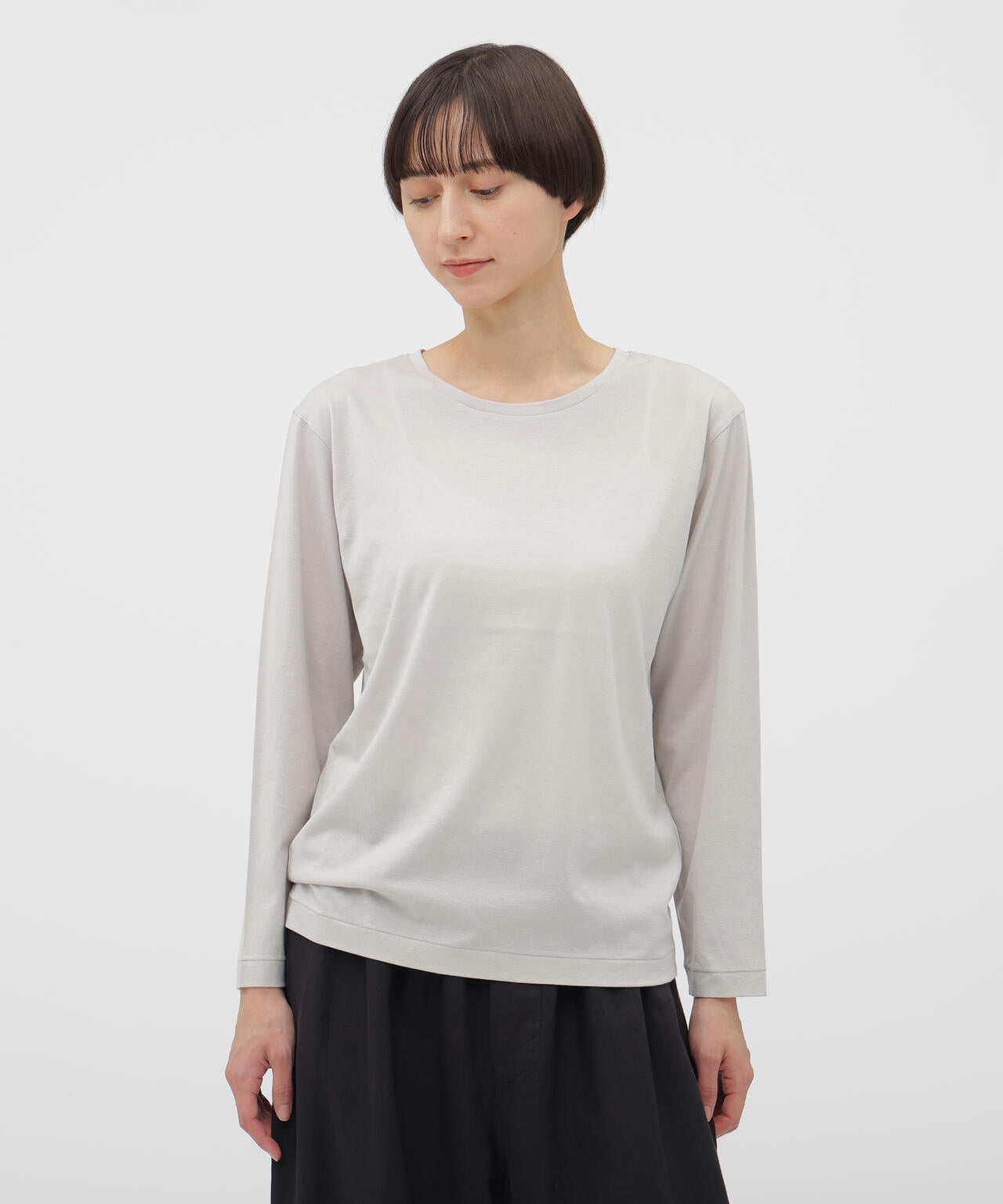 SUPERFINE COTTON JERSEY TOP | MARGARET HOWELL（マーガレット