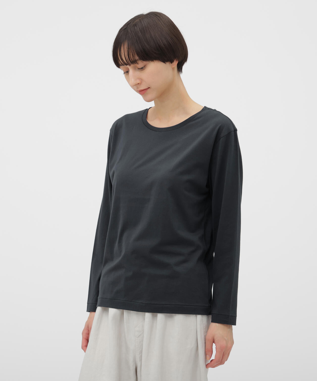 SUPERFINE COTTON JERSEY TOP | MARGARET HOWELL（マーガレット