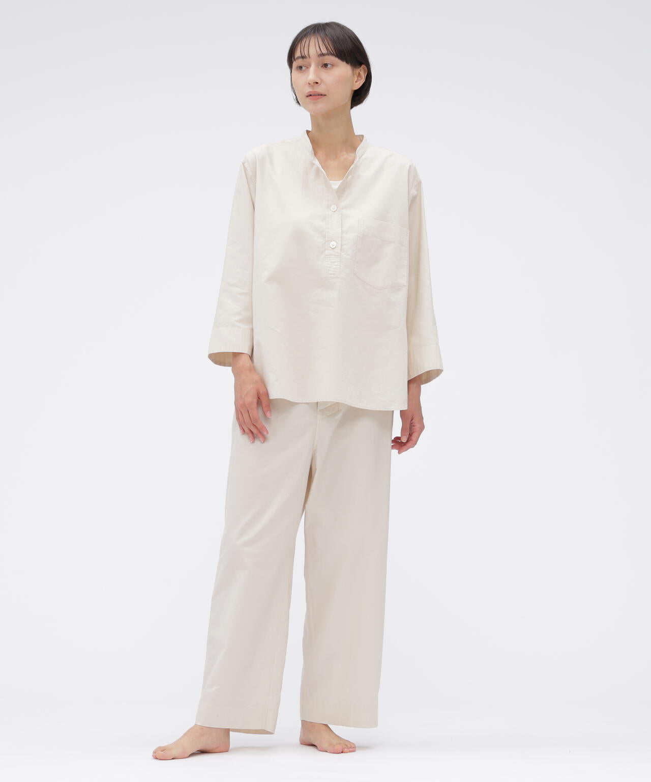 BRUSHED OXFORD PJ TROUSERS | MARGARET HOWELL（マーガレット