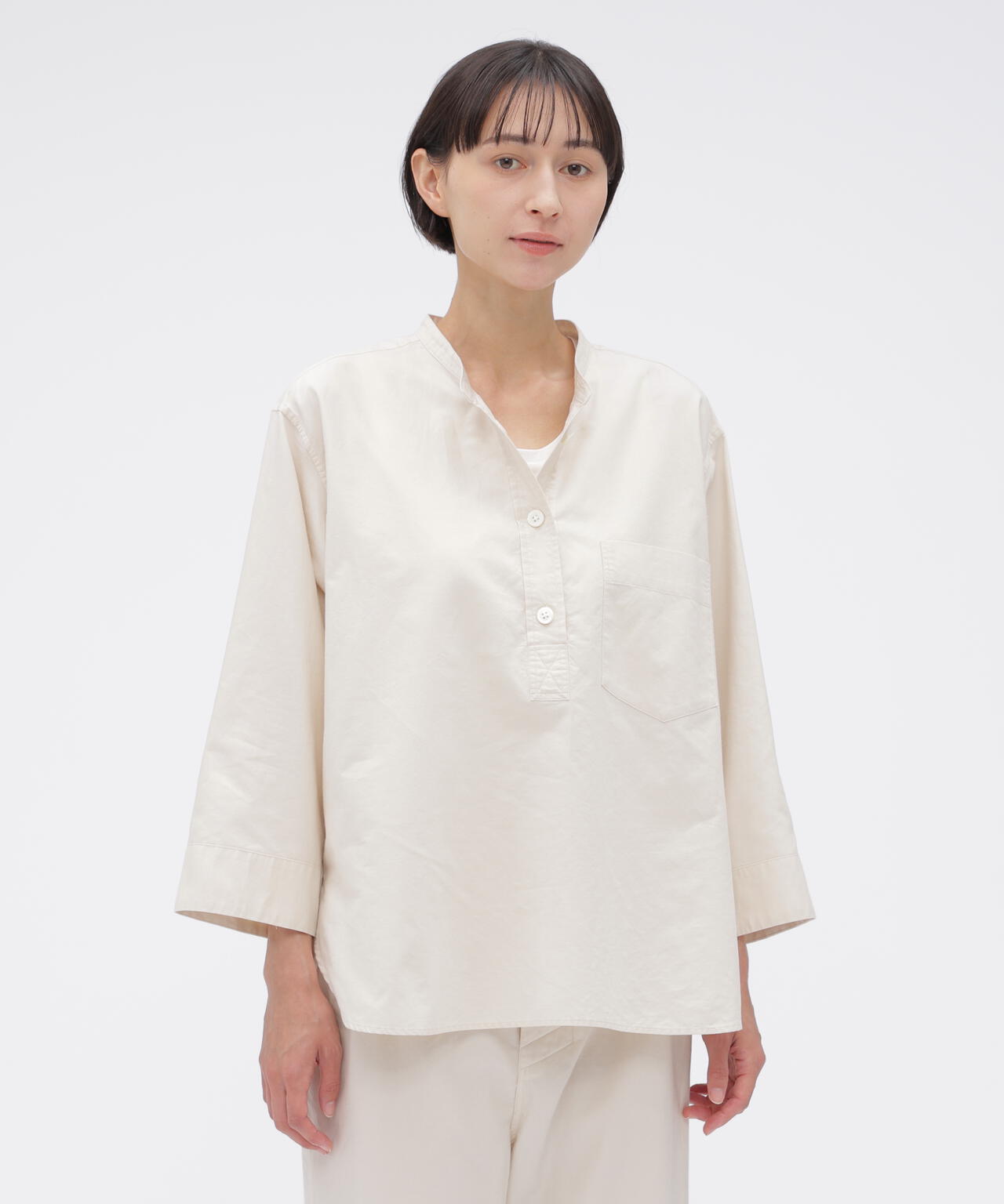 BRUSHED OXFORD PJ SHIRT | MARGARET HOWELL（マーガレット・ハウエル