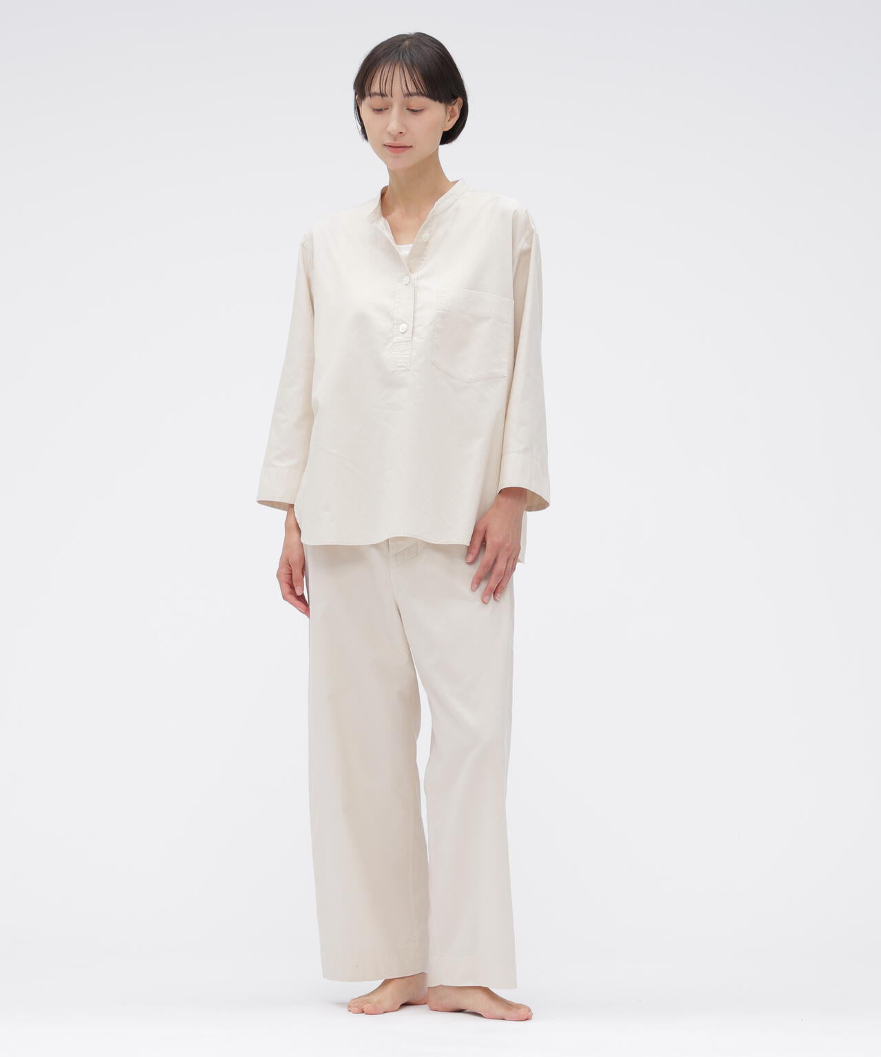 BRUSHED OXFORD PJ SHIRT | MARGARET HOWELL（マーガレット・ハウエル