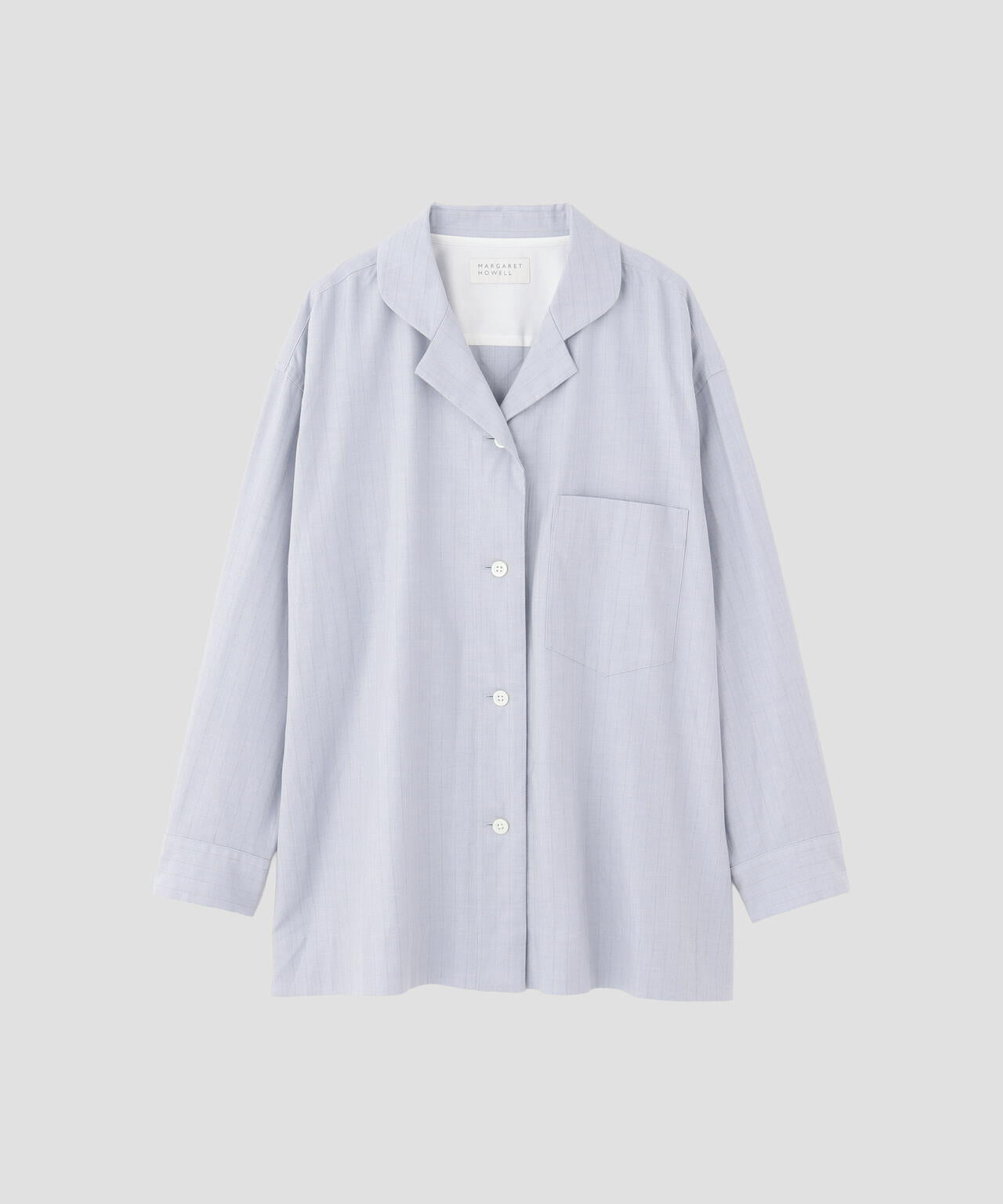 FADED STRIPE PJ SHIRT | MARGARET HOWELL（マーガレット・ハウエル