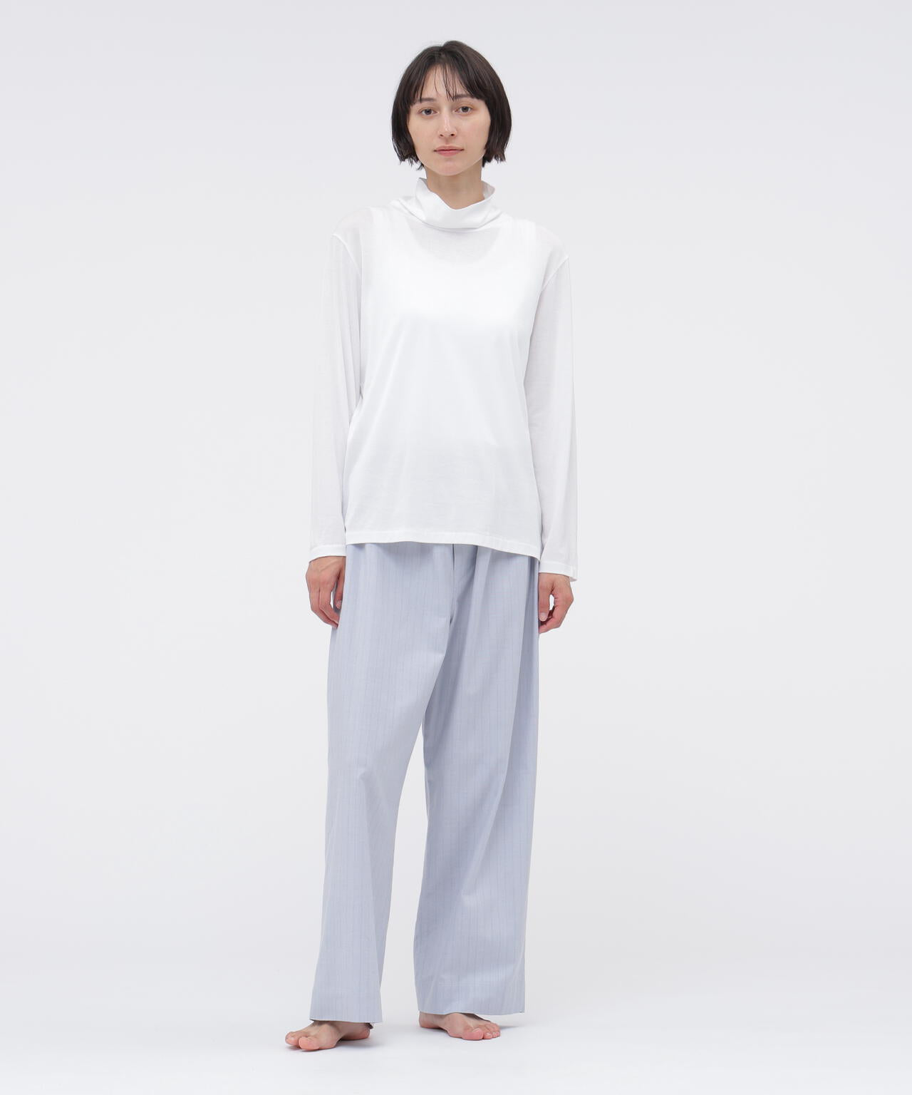 新品タグ付 マーガレットハウエル ソフトコットンジャージー1.7万 SUPERFINE COTTON JERSEY TOP | MARGARET HOWELL（マーガレット