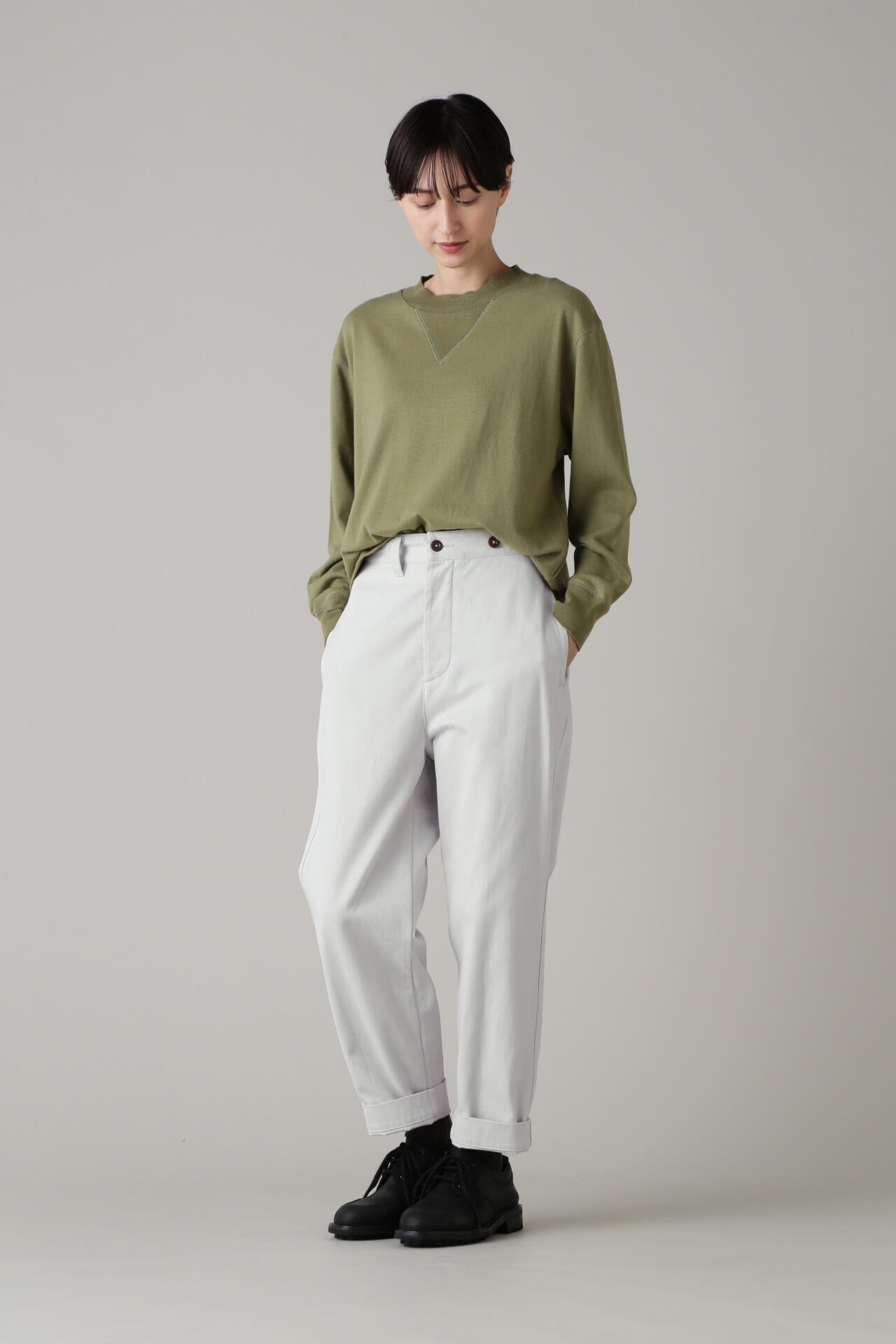 MHL.  ワイドパンツ　BRUSHED COTTON DRILL BRUSHED COTTON DRILL | MHL.（エムエイチエル） ｜【公式】通販mix