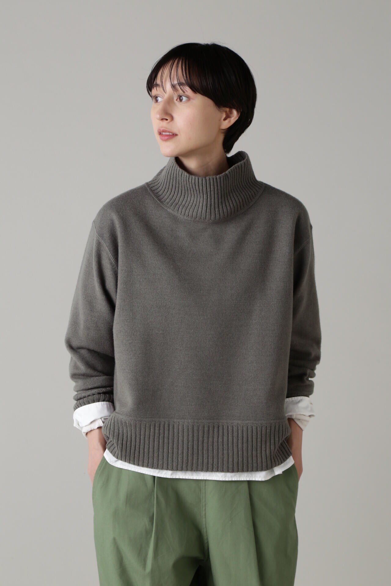 美品 ＭＨＬ エムエイチエル FELTED ROUGH WOOL sizeL FELTED ROUGH WOOL | MHL.（エムエイチエル） ｜【公式】通販mix.tokyo