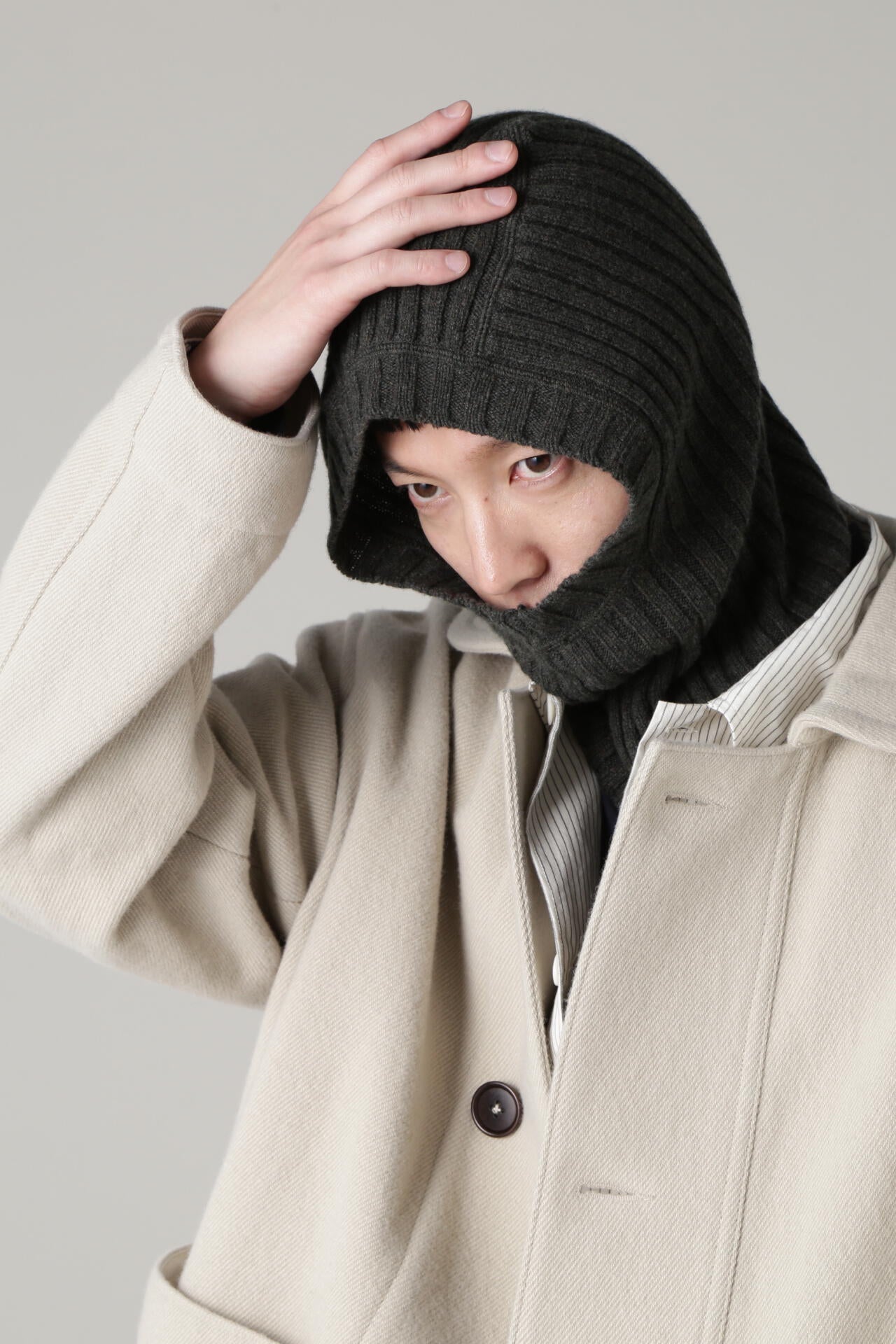 RIBBED BALACLAVA