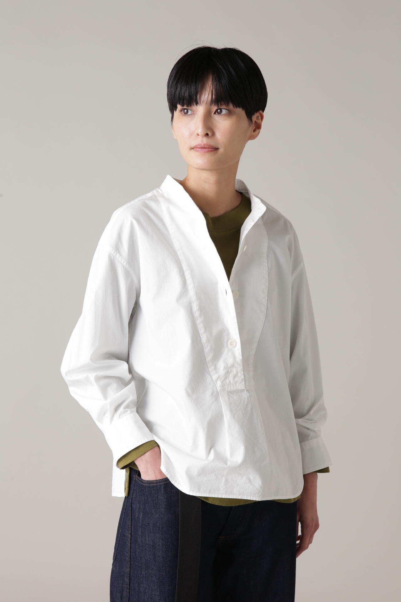 GARMENT DYE COTTON POPLIN | MHL.（エムエイチエル） ｜【公式】通販