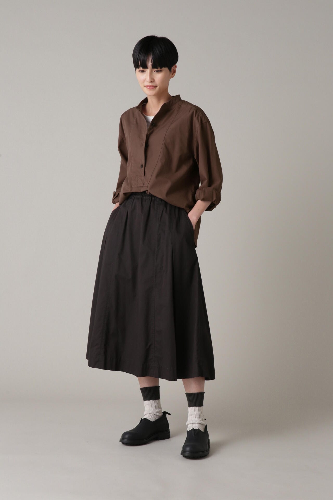 GARMENT DYE COTTON POPLIN | MHL.（エムエイチエル） ｜【公式】通販