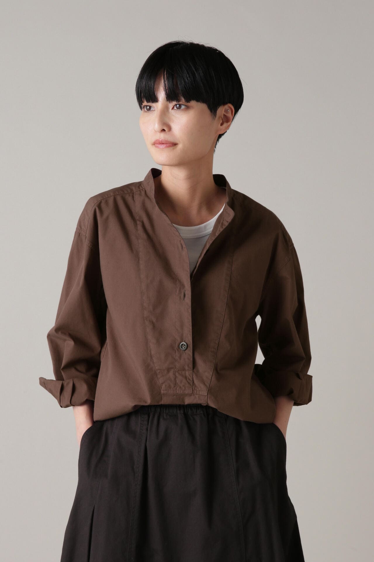 GARMENT DYE COTTON POPLIN | MHL.（エムエイチエル） ｜【公式】通販