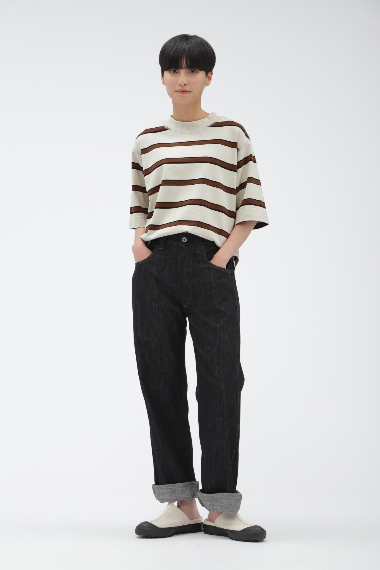 OUTLINE STRIPE JERSEY