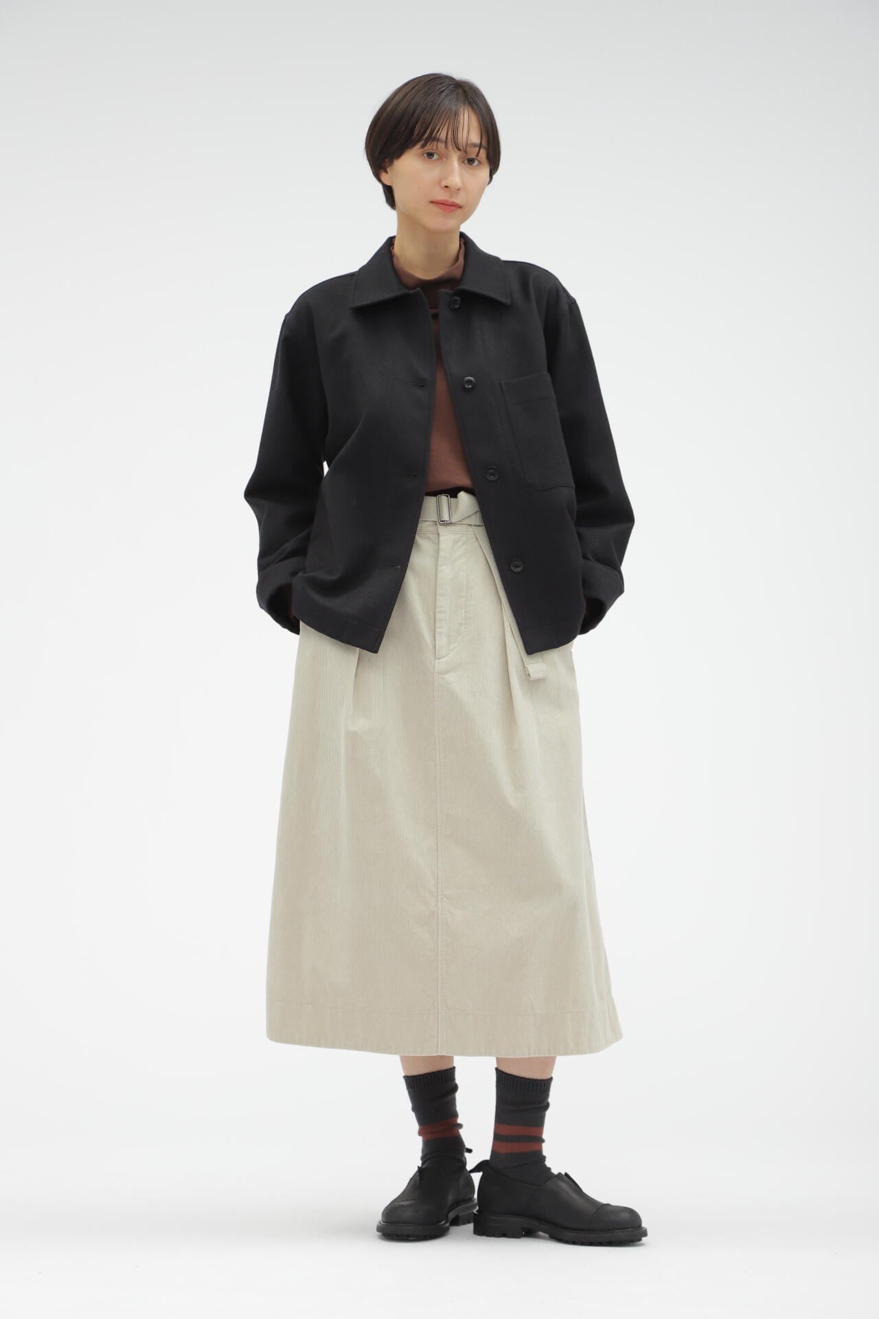 FELTED WOOL SHIRTING