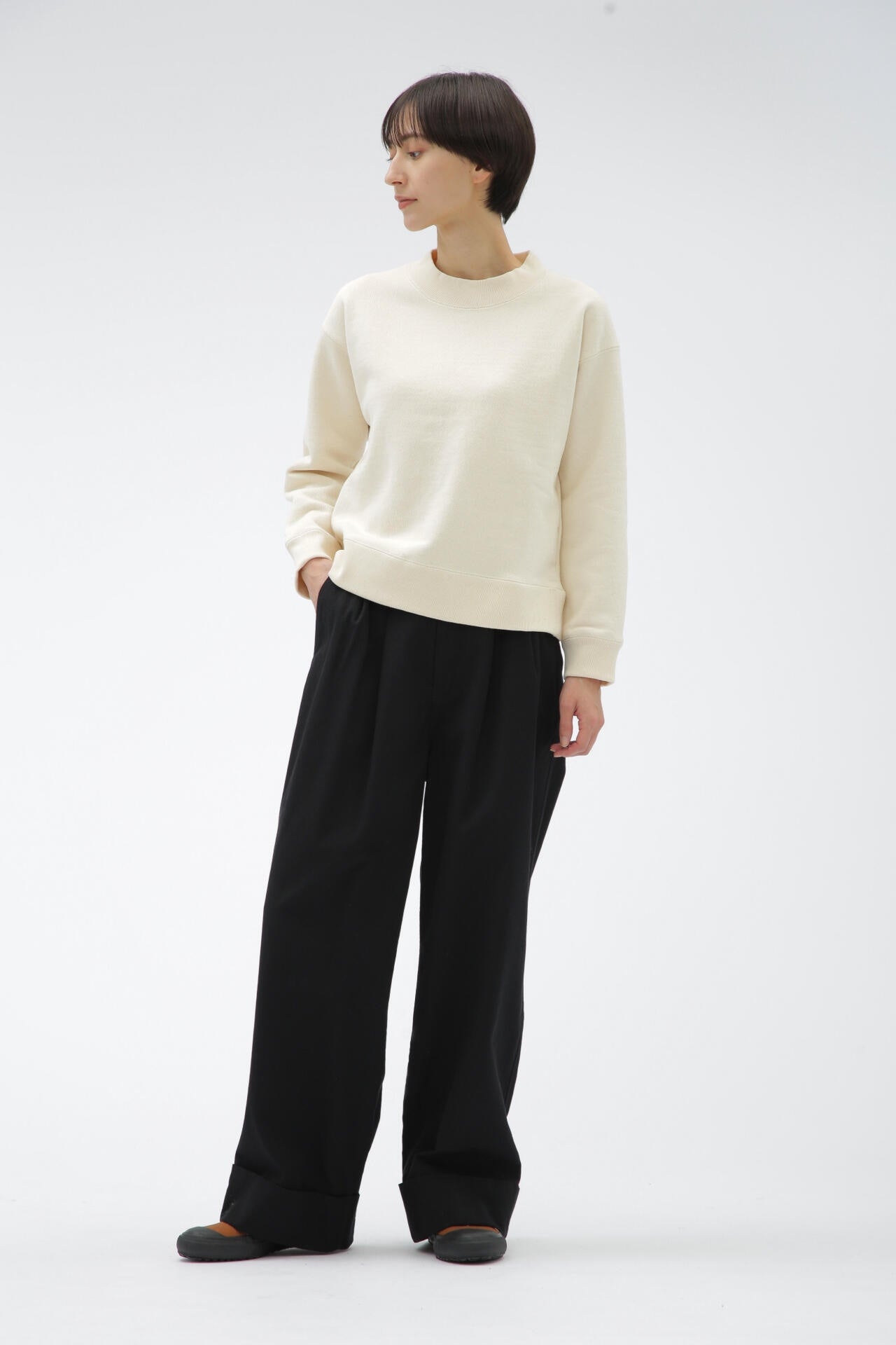 CHUNKY BRUSHED LOOPBACK JERSEY