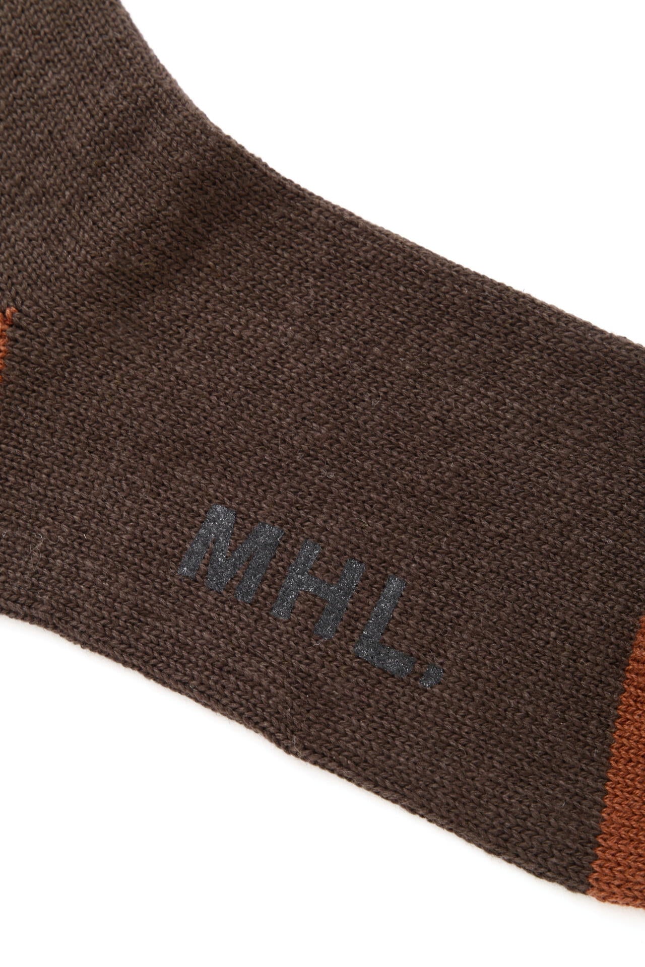 WOMEN ARMY RIB CONTRAST HEEL SOCKS