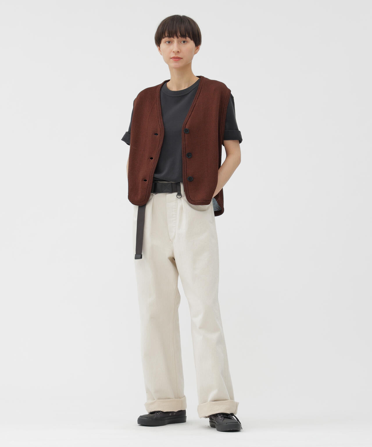 DRY LIGHT LOOPBACK JERSEY TOP | MARGARET HOWELL（マーガレット  