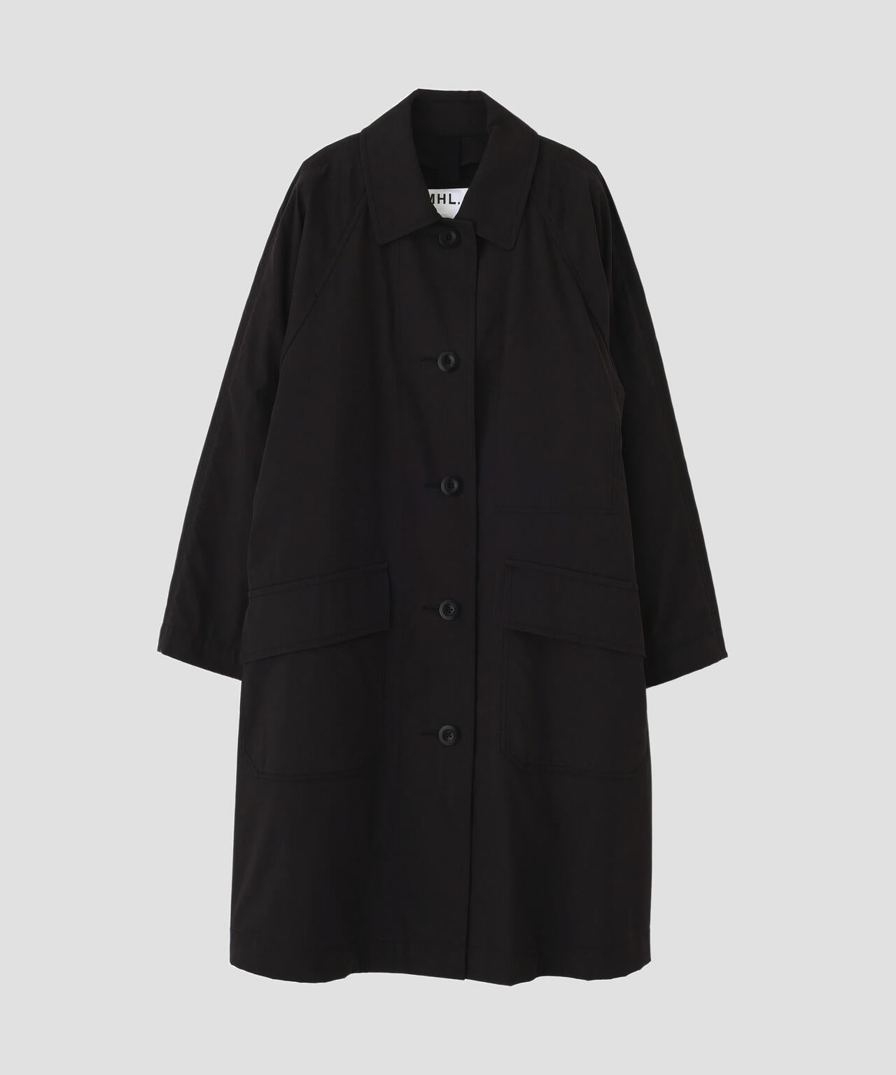 WORN COTTON NYLON COAT