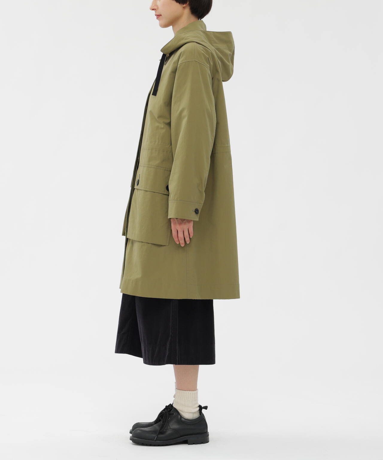 BRUSHED COTTON CANVAS COAT | MARGARET HOWELL（マーガレット