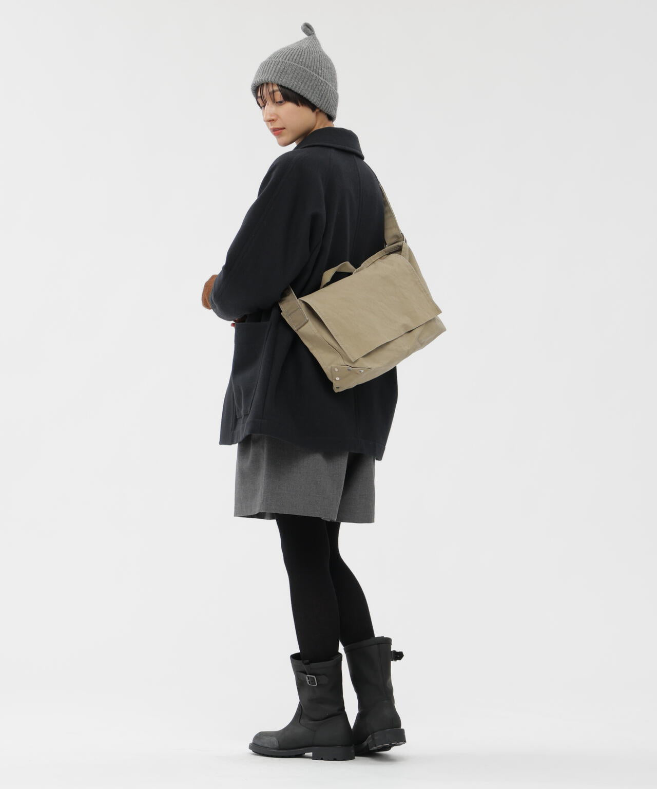 BASIC WOOL MELTON COAT | MARGARET HOWELL（マーガレット