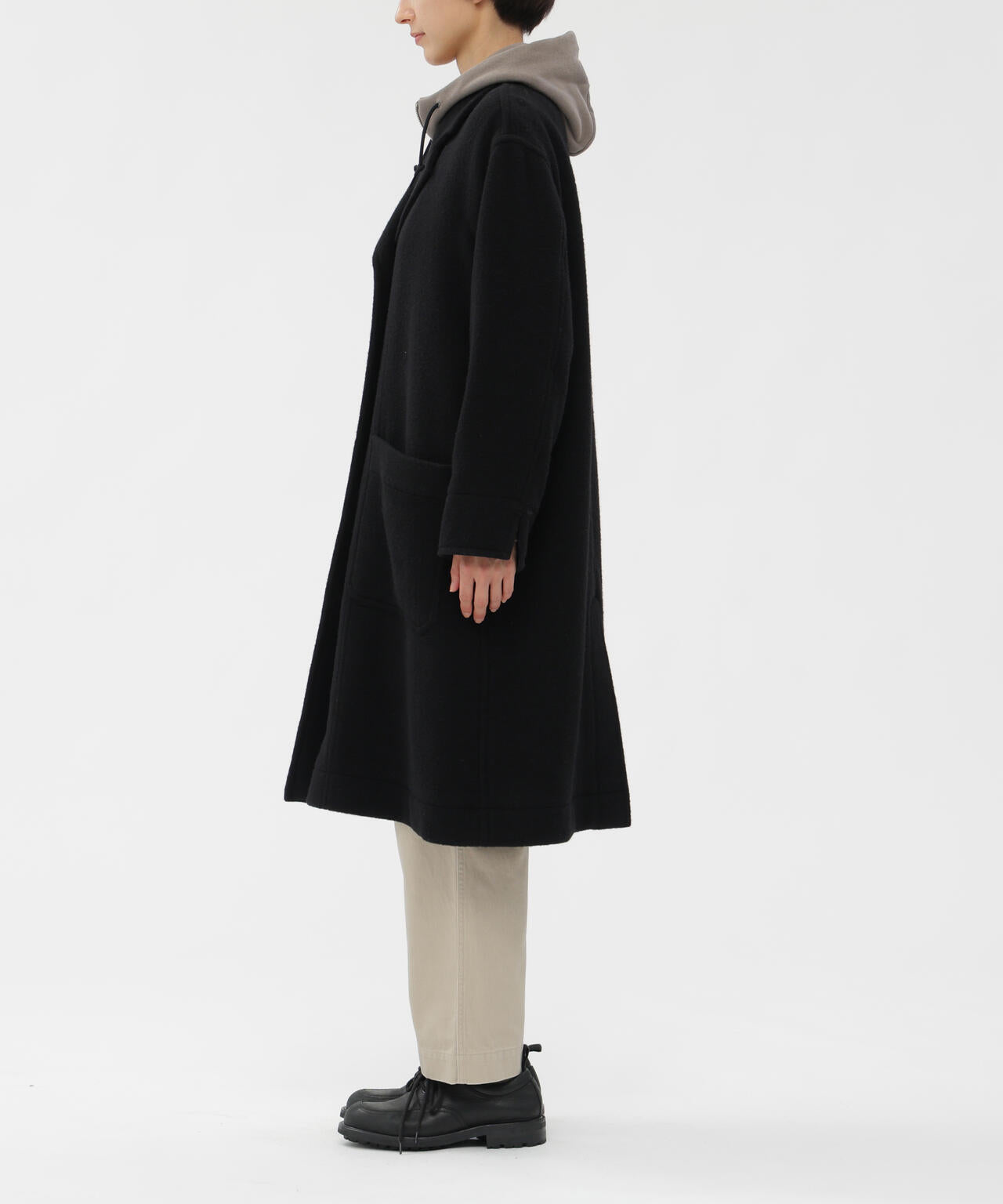 SOFT WOOL FLEECE COAT