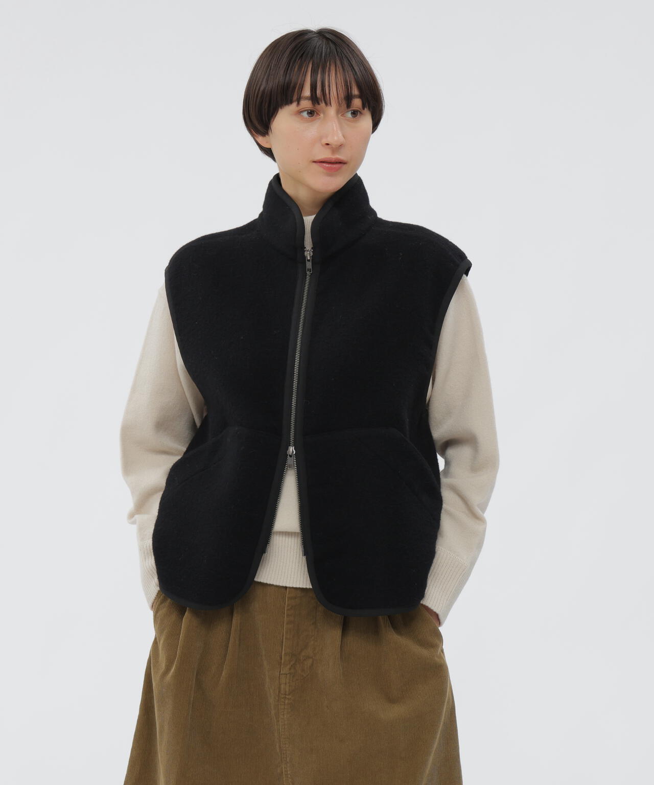 SOFT WOOL FLEECE BLOUSON | MARGARET HOWELL（マーガレット・ハウエル