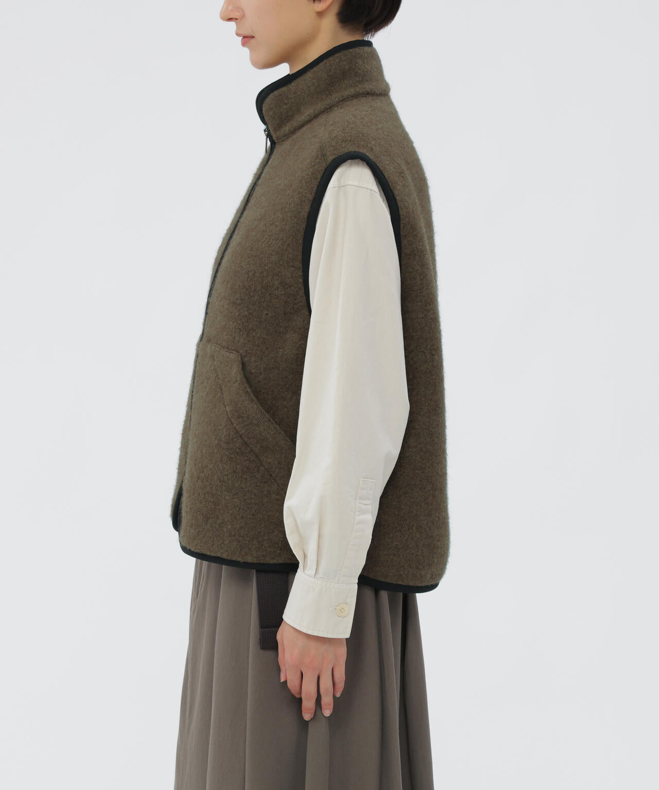 SOFT WOOL FLEECE BLOUSON | MARGARET HOWELL（マーガレット