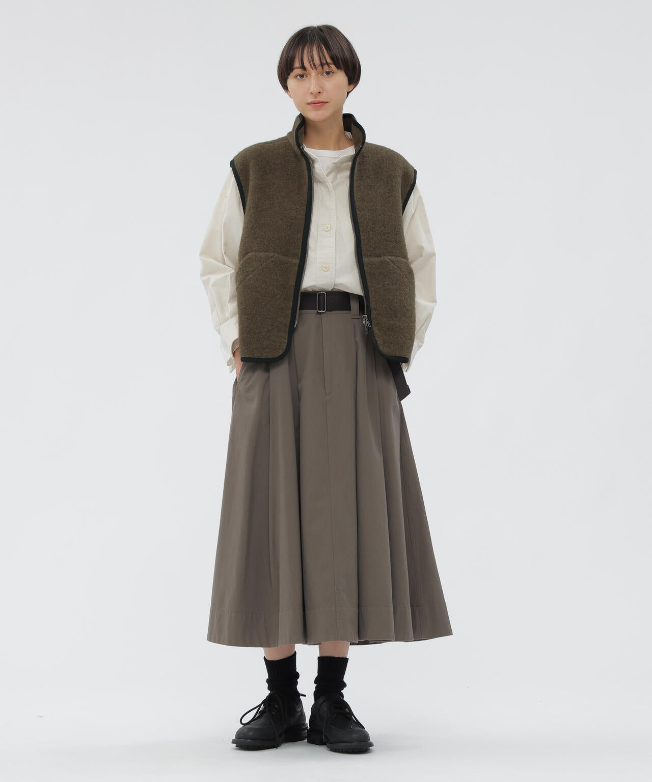 MARGARET HOWELL レディース ブルゾン MHL. MHL. ブルゾン アウター COTTON NYLON PLAINWEAVE レディース